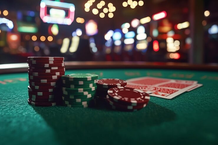 Close-up of roulette wheel showing numbered pockets and ball at halo138